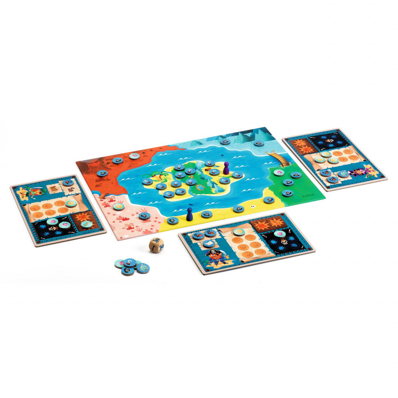 Joc de societate Insula piratilor, Djeco