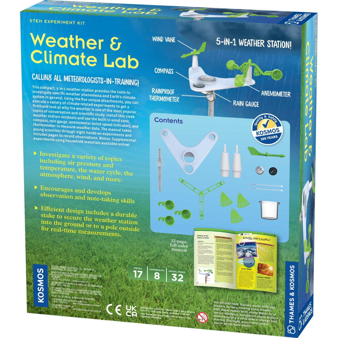 Kit STEM Laborator meteorologic, Thames & Kosmos