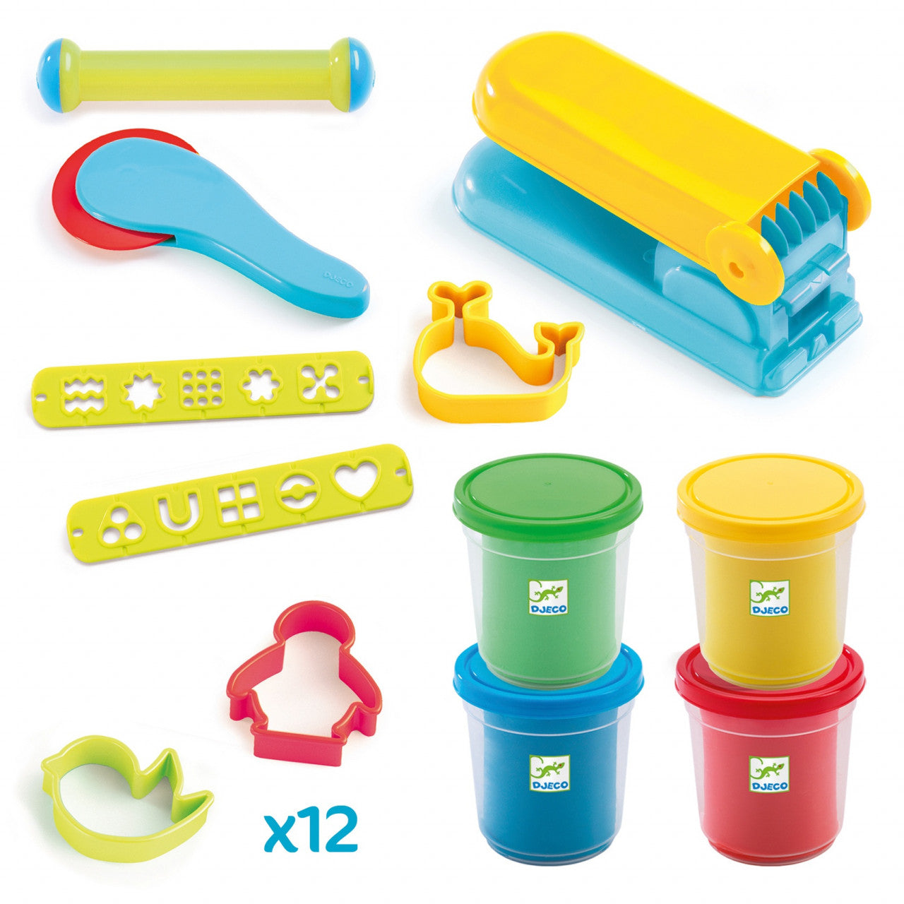 Set modelaj cu plastilina Culori de baza, Djeco