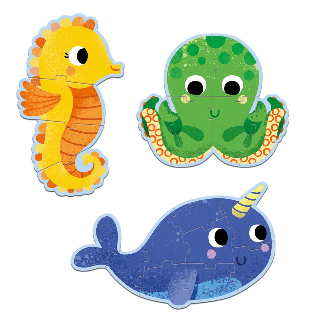 Set puzzle-uri evolutive In ocean, Djeco
